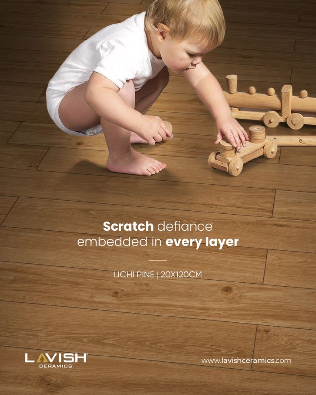 Scratch Resistance Redefined in Modern Porcelain Wood Look Tiles