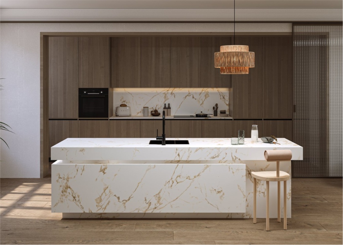 AI-Powered Living Spaces Enhanced with Next-Gen Porcelain Tiles