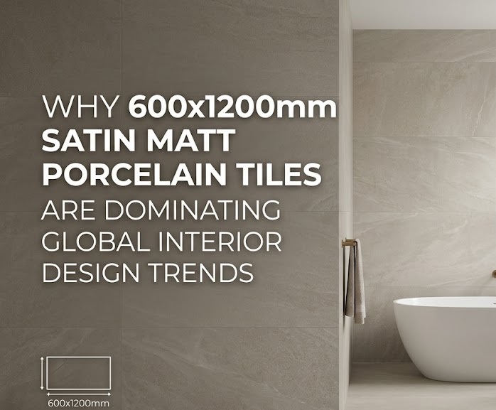 Why 600x1200mm Satin Matt Porcelain Tiles Are Dominating Global Interior Design Trends