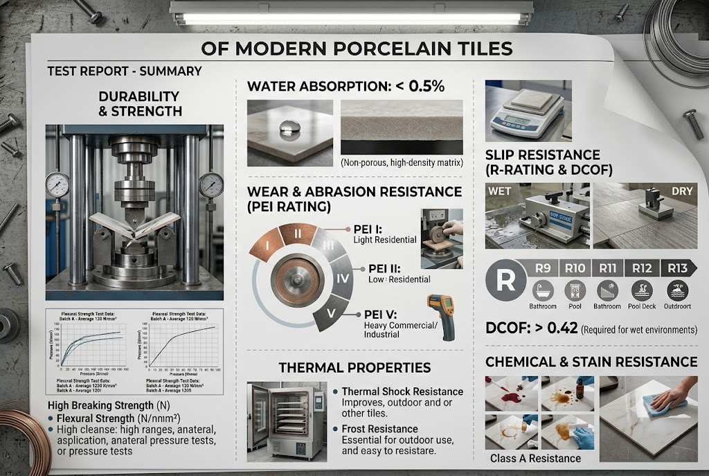 The Technical Performance Parameters of Modern Porcelain Tiles