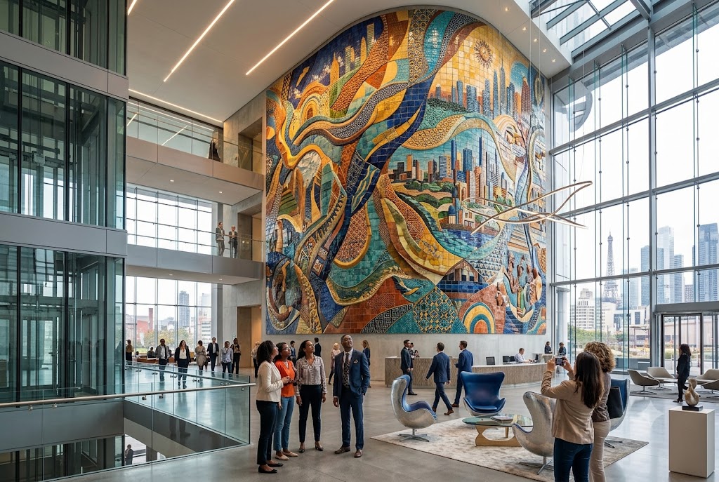 Tile as Art: How Large-Scale Ceramic Murals Are Transforming Architectural Spaces